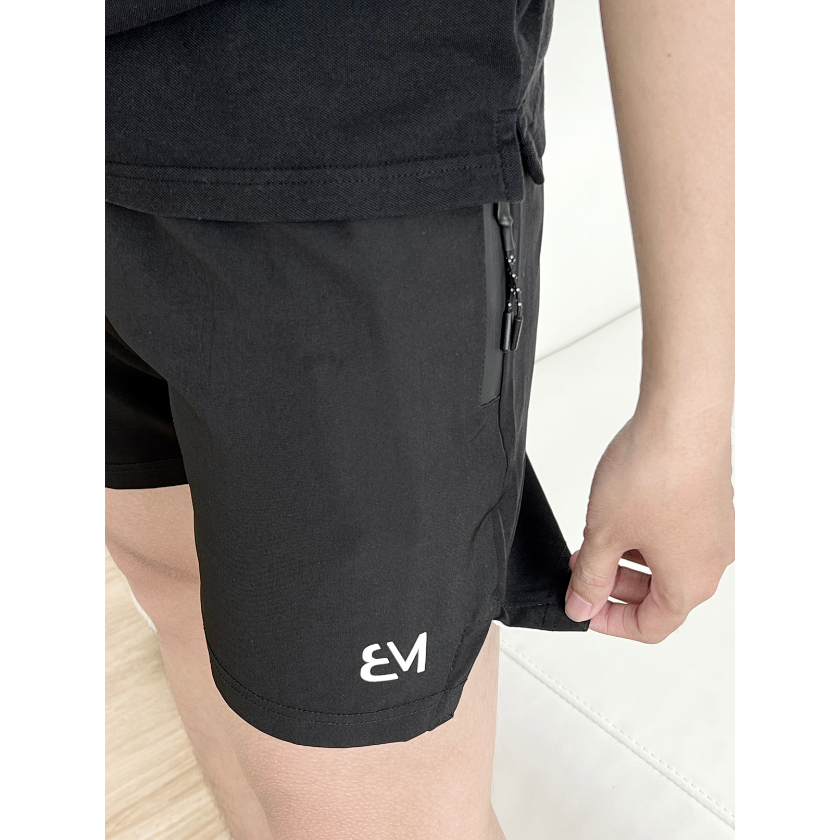 Quần đùi thể thao nam BAMIHOME quần short tập gym nam, chạy bộ, cử tạ, đạp xe QG04