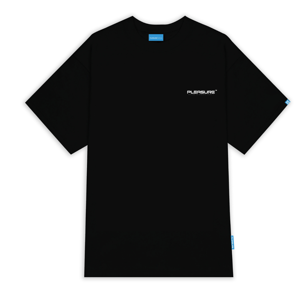 Áo thun oversize , Áo phông Pleasure Hình In Tráng Gương Unisex nam nữ Cotton 2 chiều oversize form rộng PLEASURE BRAND