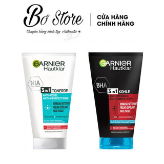 Sữa rửa mặt Garnier 3in1 dành cho da dầu mụn, 150ml
