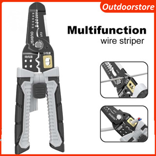 FREESHIP Kìm tuốt dây điện 4mm bằng thép gió HSS lò xo ẩn đa năng 10 trong 1