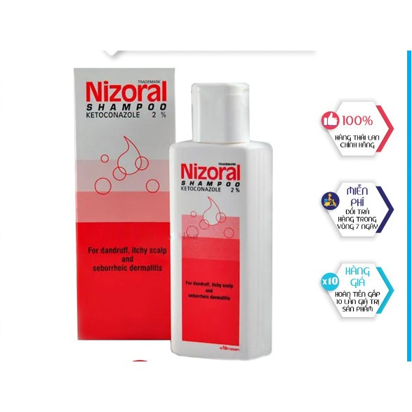 Dầu gội Nizo ral Thái lan chính hãng,ngăn ngừa gàu,nấm ngứa,giúp da đầu khoẻ mạnh dung tích 50ml,100ml,200ml- monshop202