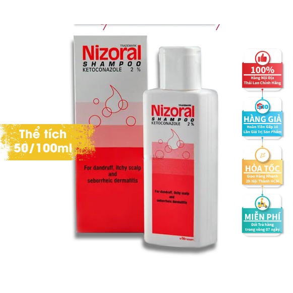 Dầu gội Nizo ral Thái lan chính hãng,ngăn ngừa gàu,nấm ngứa,giúp da đầu khoẻ mạnh dung tích 50ml,100ml,200ml- monshop202