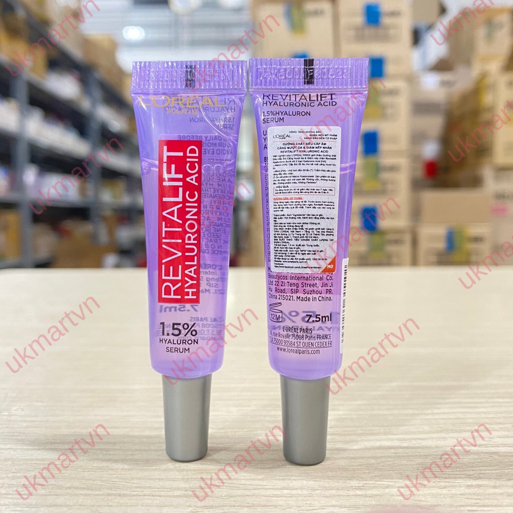 Serum siêu cấp ẩm & giảm nếp nhăn Revitalift Pure Hyaluronic Acid 1.5% 7,5ml - 30ml