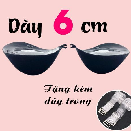 Áo Ngực Dán Đệm Dày 6 Cm Tạo Khe Siêu Nâng Ngực P41