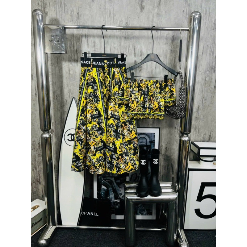 Váy xoè Versace siêu cấp