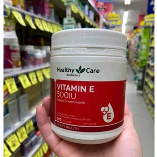 VITAMIN E HEALTHY CARE 500IU 200 viên ÚC - mẫu mới
