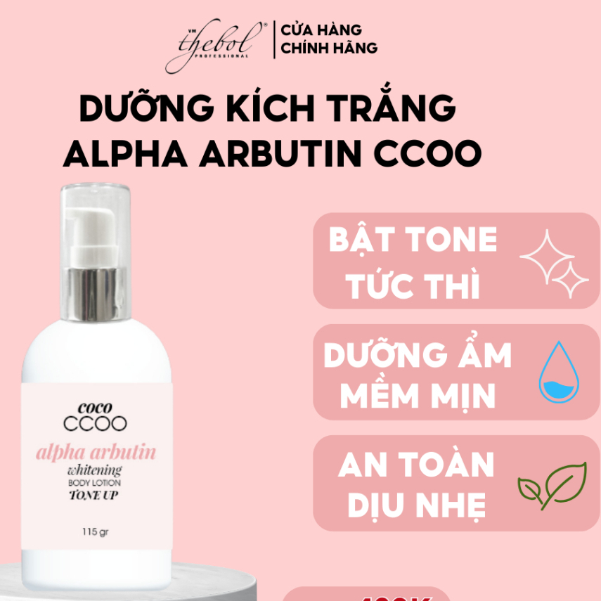 Măng tây baby - Kem Kích Trắng Toàn Thân Nâng Tông Tức Thì Thebol CCOO An Toàn Cho da nhạy cảm