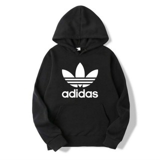Áo nỉ nam hoodie in chữ Adidas, áo thu đông nam nữ dài tay vải nỉ phong cách