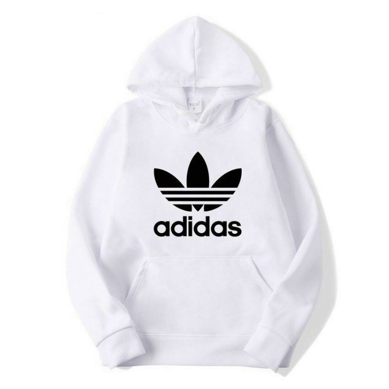 Áo nỉ nam hoodie in chữ Adidas, áo thu đông nam nữ dài tay vải nỉ phong cách