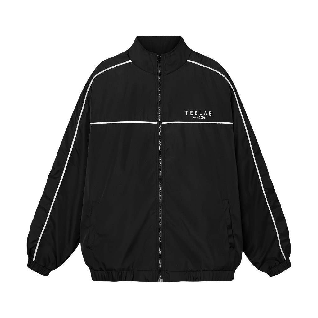 Áo khoác dù Teelab phối line Line AK074, Áo khoác gió dày dặn chống gió