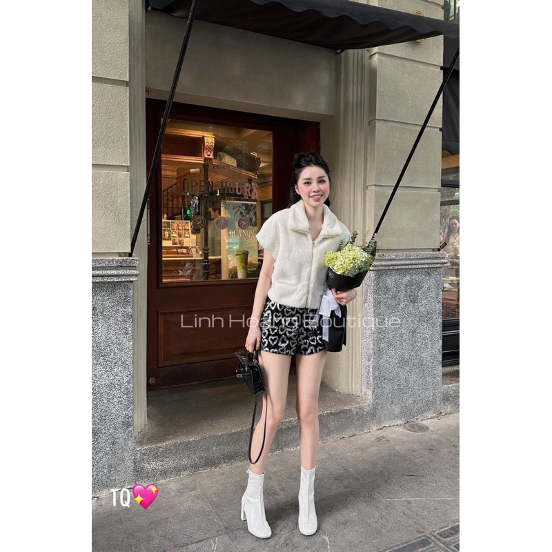 Áo Lông Cừu Tay Hến Prad Siêu Hot Hàng QCCC