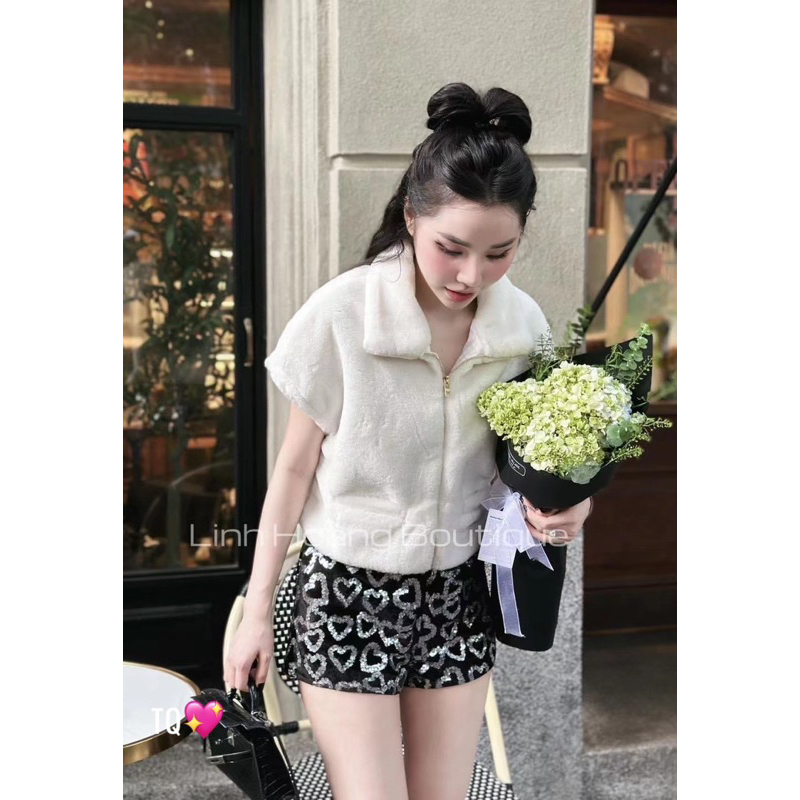 Áo Lông Cừu Tay Hến Prad Siêu Hot Hàng QCCC