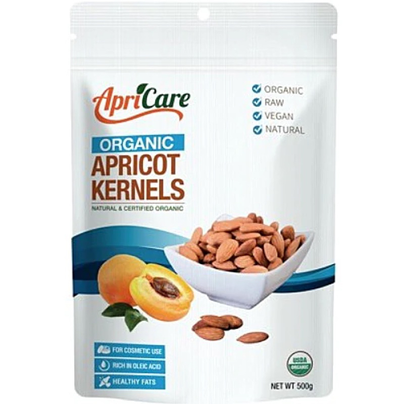 Nhân Hạt Mơ Hữu Cơ - Organic Apricot Kernels - Bịch 500g