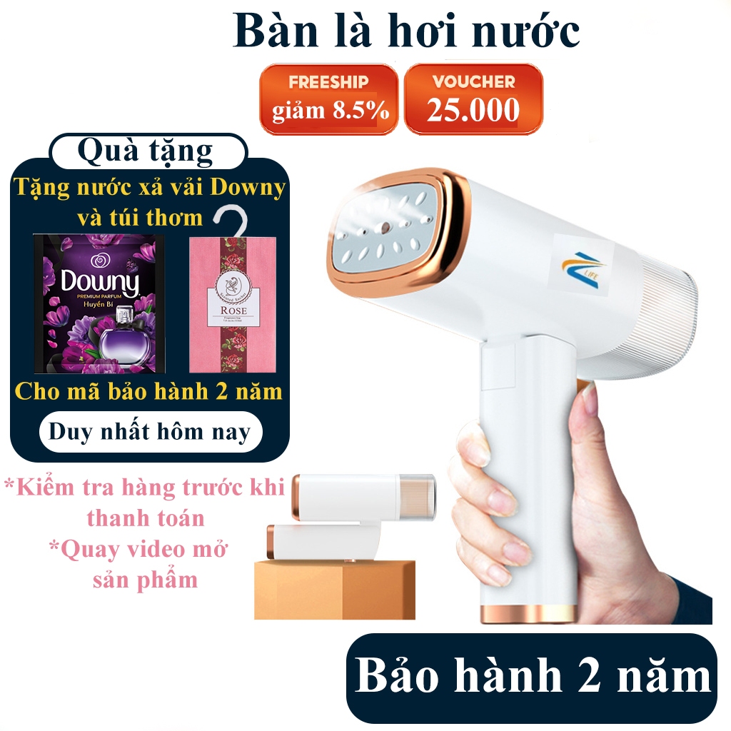 Bàn là hơi nước, Bàn ủi hơi nước, Bàn ủi đồ kích thước nhỏ có thể gấp gọn cất vào túi xách, vali