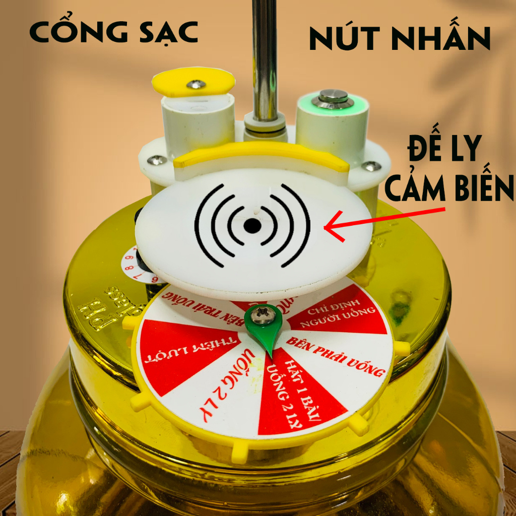 Máy rót rượu KAIDO k08 cảm biến, nhấn nút rót 2.7 lít