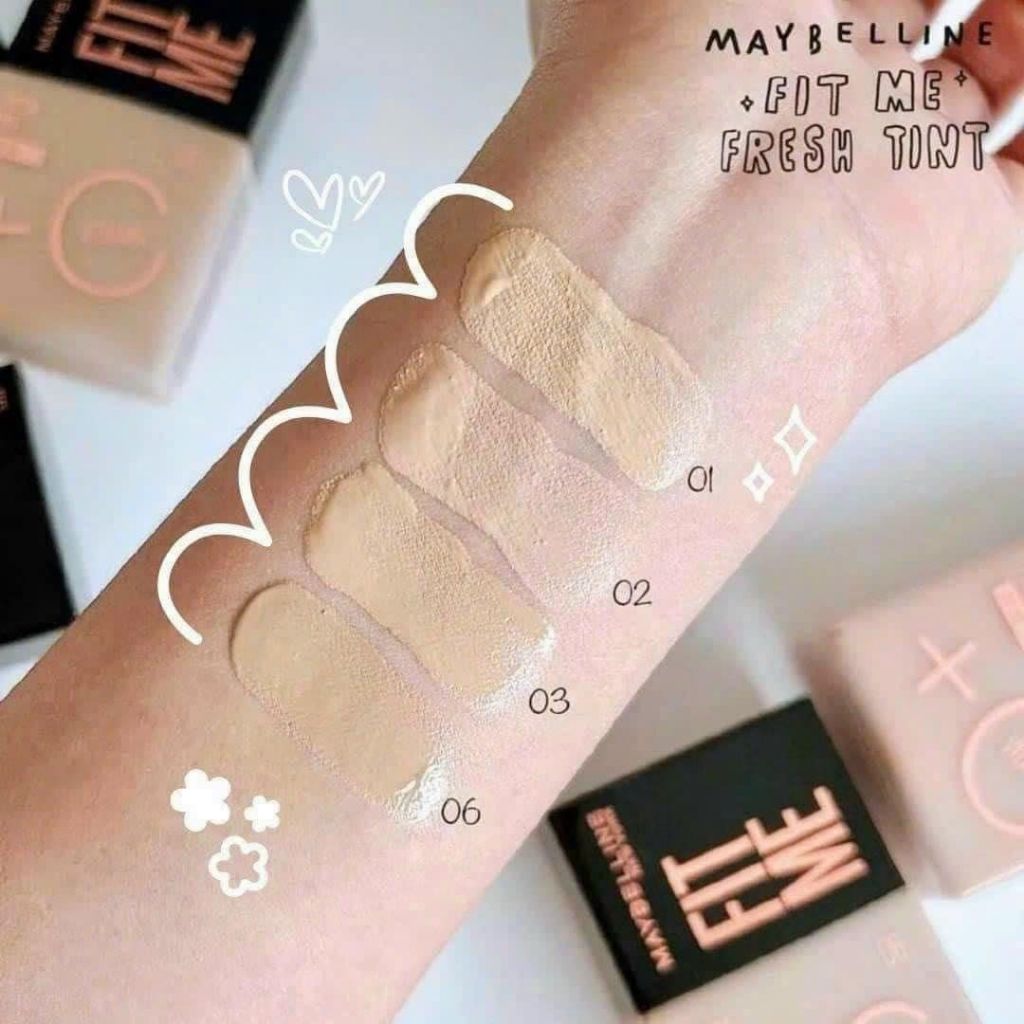 Kem Nền Maybelline Fit Me Fresh Tint C Tươi Mướt Chống Nắng SPF50 PA+++