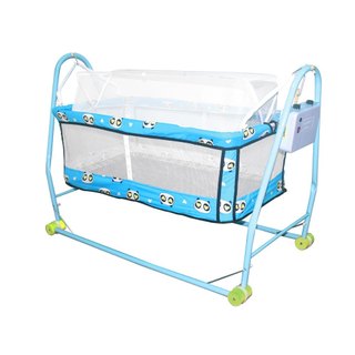 Nôi Điện Võng Xếp Tự Động Quang Hưng 2 Trong 1 (Tặng Võng + Màn Chống Muỗi Có ảnh thật)