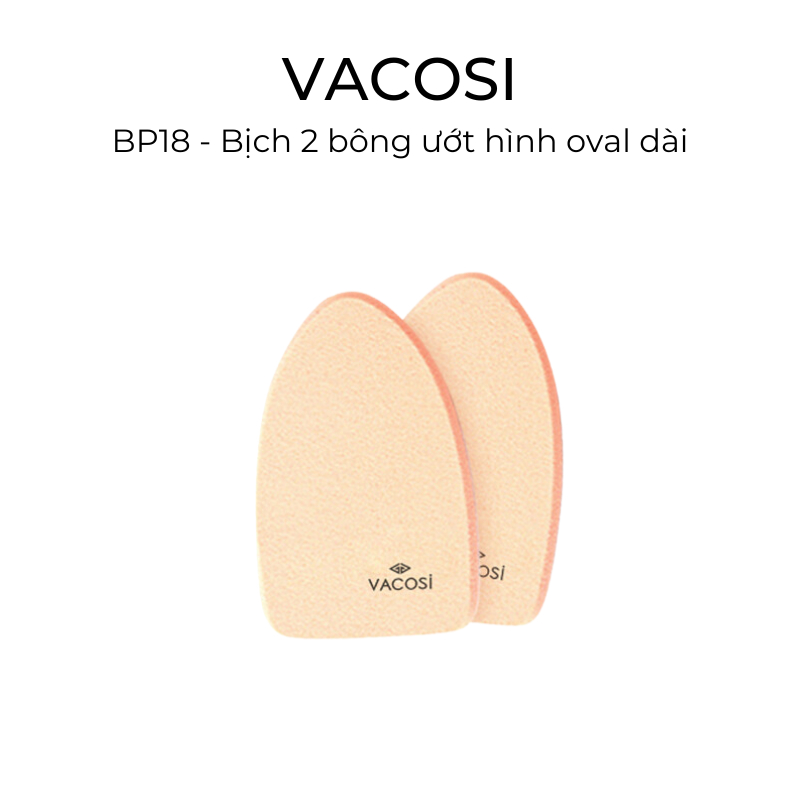 Bông Phấn VACOSI Khô, Ướt Trang Điểm Nền Chuyên Dụng