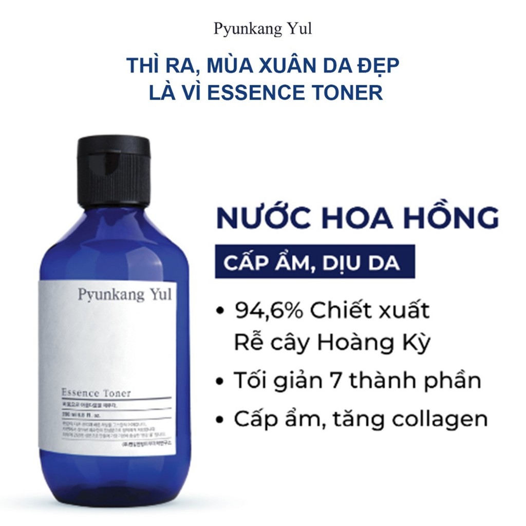 Nước Hoa Hồng Cấp Ẩm, Ngừa Lão Hóa Da Pyunkang Yul Essence Toner (30ml/100ml/200ml)