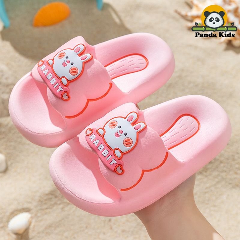 Dép lê rabbit thỏ dễ thương cho bé trai bé gái siêu mềm nhẹ chống trơn trượt