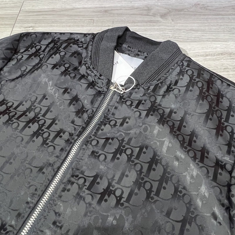 Áo khoác dior in vân chìm,áo khoác bomber 2 lớp lót gió cao cấp