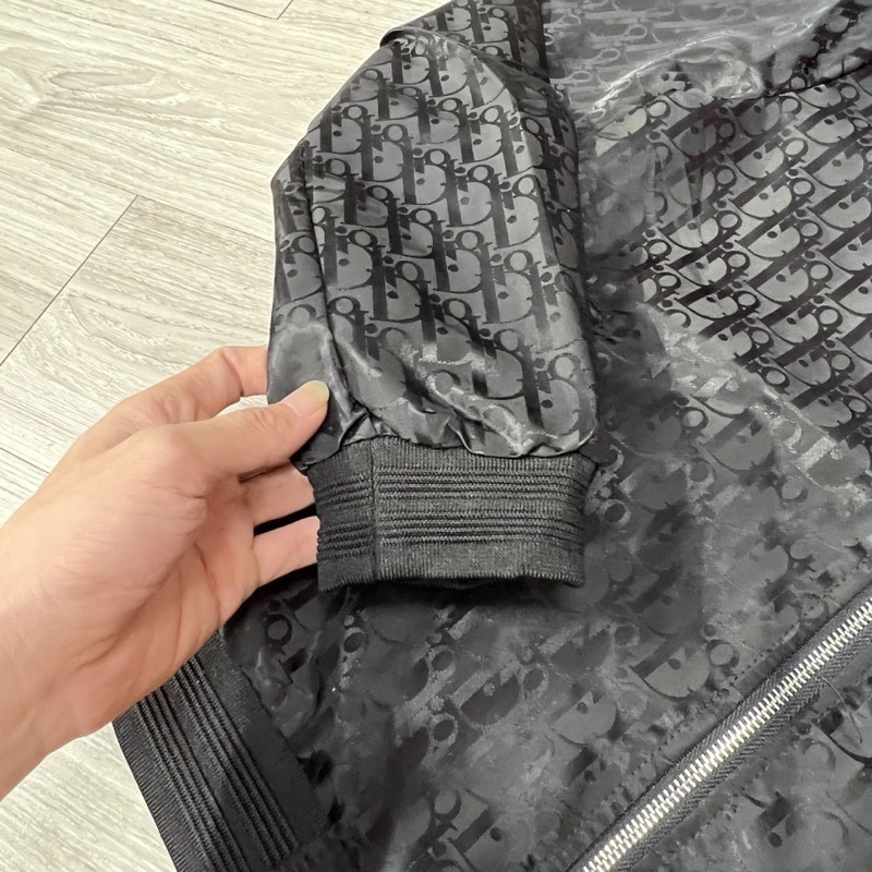 Áo khoác dior in vân chìm,áo khoác bomber 2 lớp lót gió cao cấp