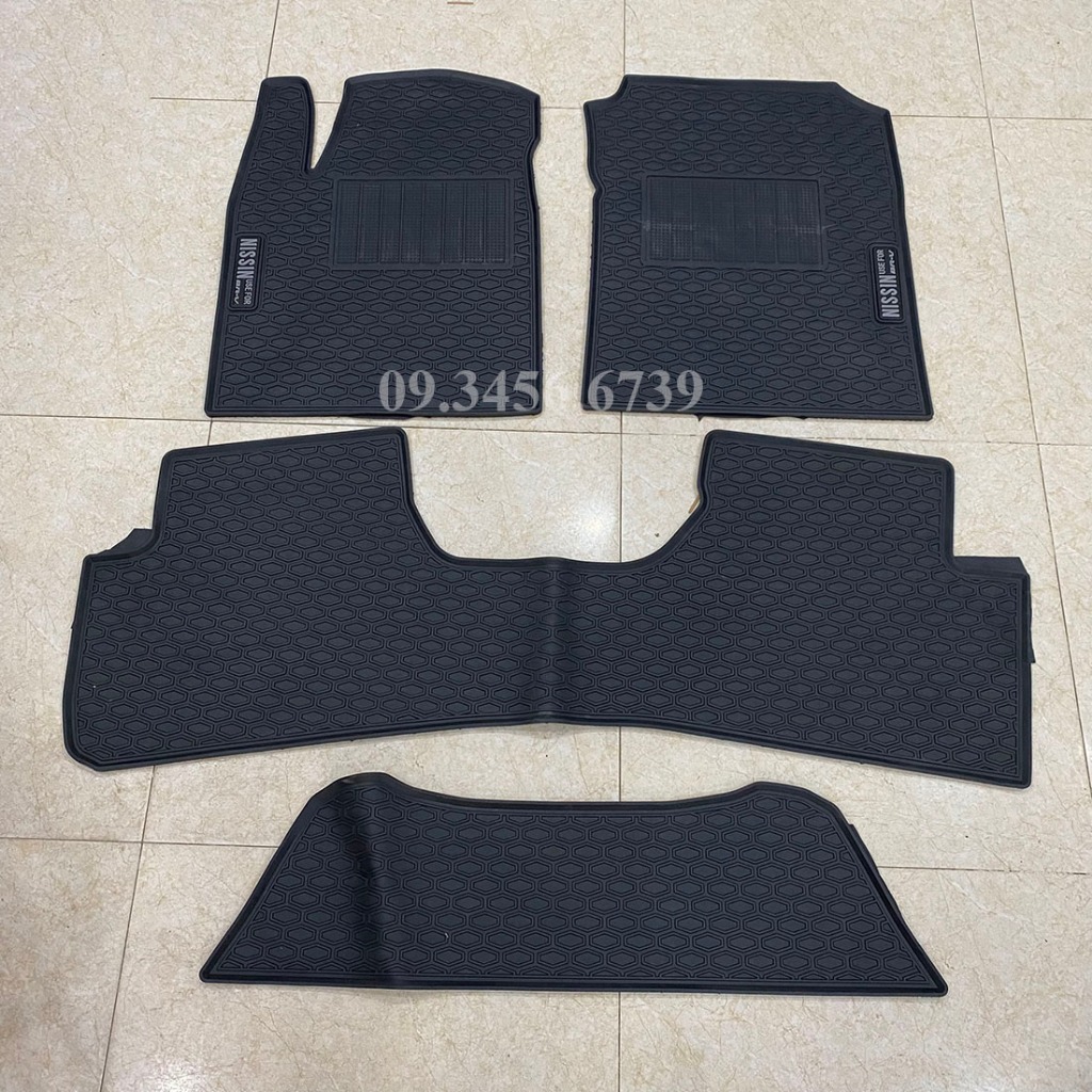 Thảm lót sàn cao su cho xe Honda BRV 2022 2023 2024 Màu Đen, Cao Su Đúc Ko Mùi Chuẩn Form xe dễ dàng vệ sinh lau rửa