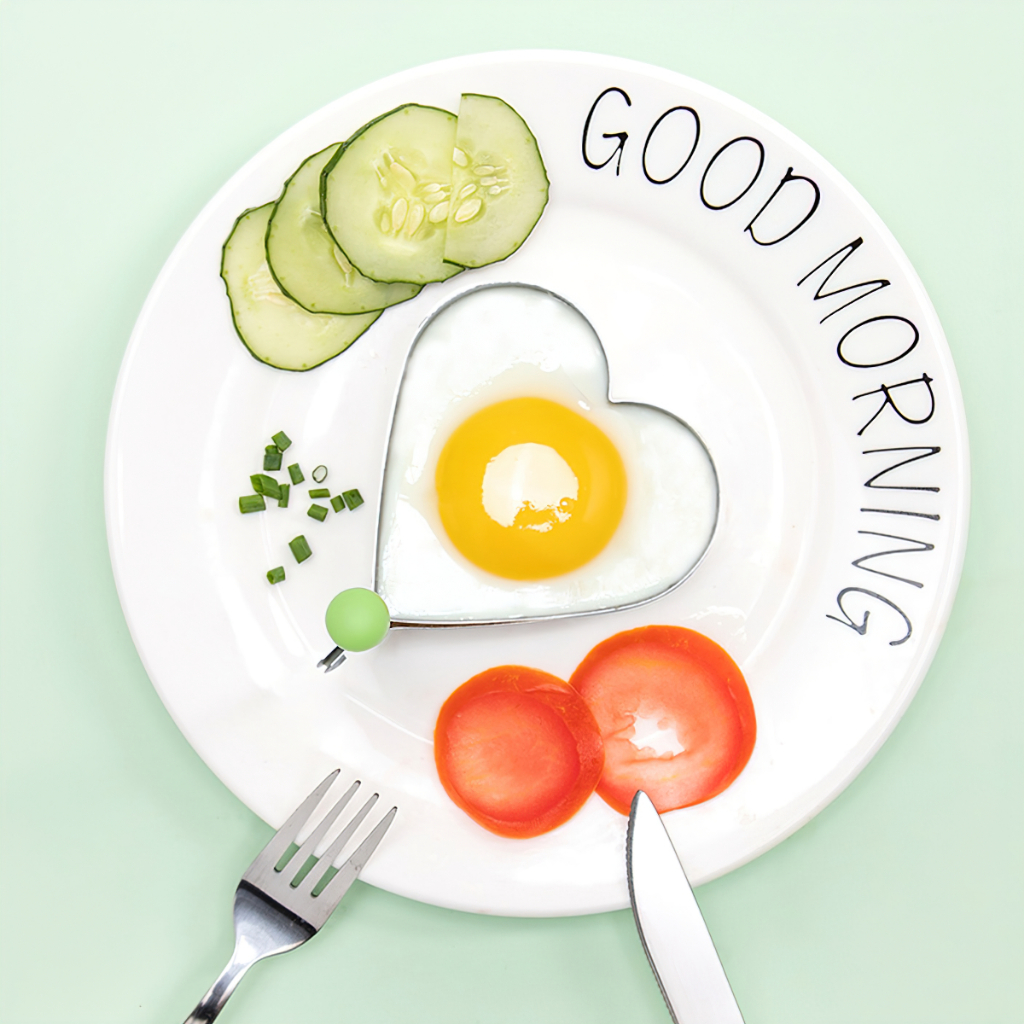 Khuôn rán trứng ốp la, bánh - Khay chiên tạo nhiều hình cute có núm cầm -BeloveShop