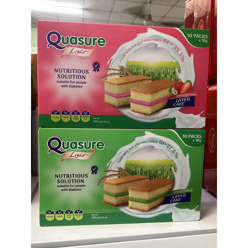 Bánh bông Lan Quasure Light Bibica hộp 180g.Giải pháp dinh dưỡng hợp lý cho người đái tháo đường