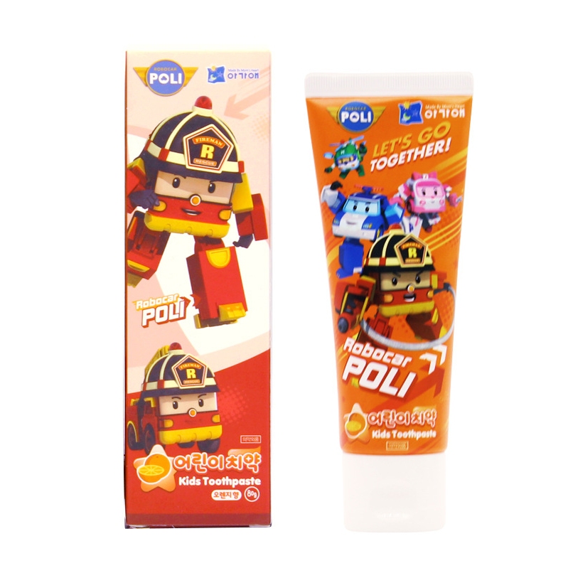 Kem đánh răng trẻ em Poli Kids Toothpaste cho trẻ từ 2-12 tuổi Hàn Quốc 80g