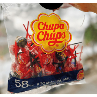 [Date 1/2026] Kẹo Mút Chupa Chups Cola & Dâu 540g (58 que)