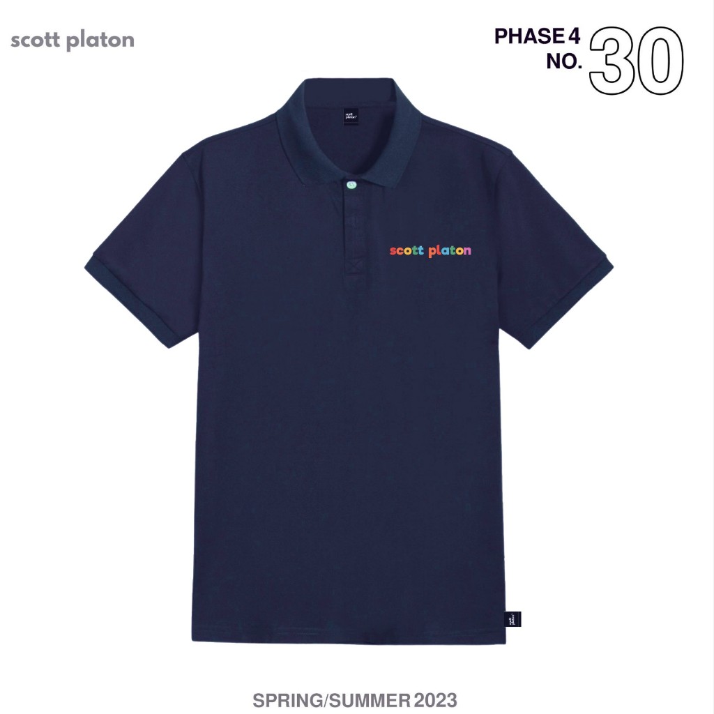 Scott Platon Áo Polo Multicolor mini - Chất liệu microfiber dày dặn hút ẩm co giãn tốt