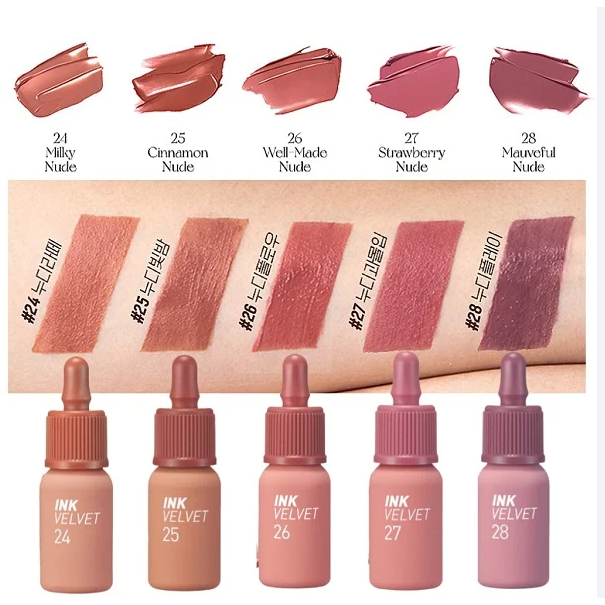 Son Kem Peripera Ink Velvet Tint 4g đủ màu