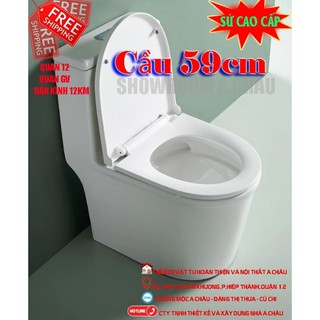 Bồn cầu 1 khối kích thước nhỏ,men nano kháng khuẩn chống bám bẩn cho nhà vệ sinh kích thước nhỏ