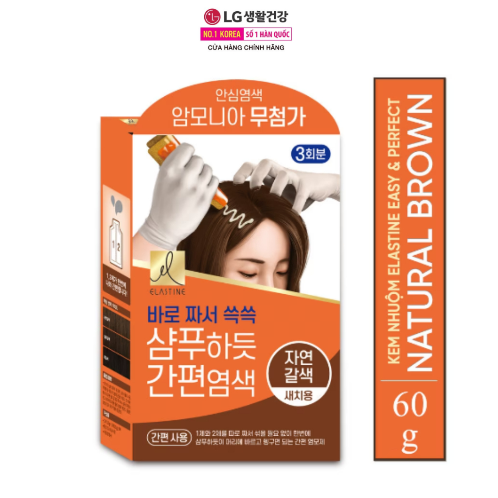 Kem nhuộm phủ bạc Elastine Easy and Perfect 60g