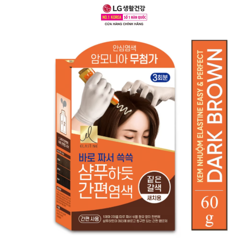 Kem nhuộm phủ bạc Elastine Easy and Perfect 60g