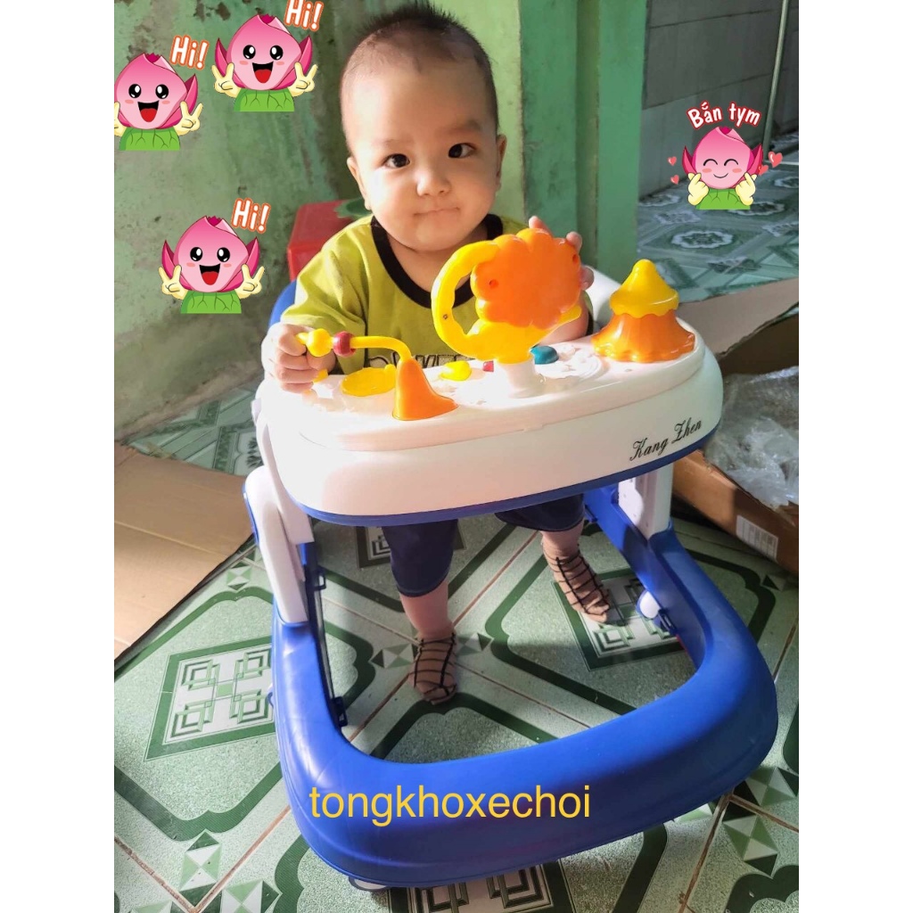 Xe chòi chân ,xe lắc tập đi cho bé  đa năng nhạc đèn cho bé vui chơi thoải mái,với thiết kế bánh xe xoay 360