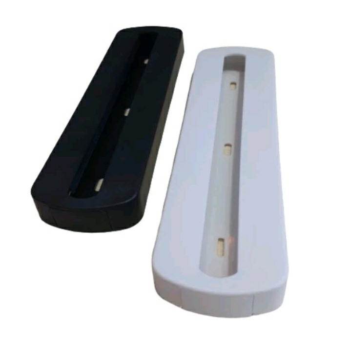 Đế đơn đèn rọi ray Dài 20cm và Tròn màu Trắng / Đen gắn tường trang trí cửa hàng – Đèn Led Nam Quang