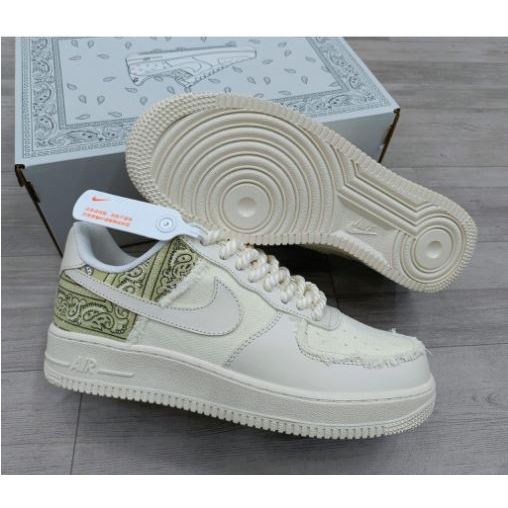 Giày NIKE_ AF1 Be Sữa, AF1 Dây Thừng Nam Nữ, Giày Sneaker Air Force 1 LV Bản Cao Câp Hottrend 2023