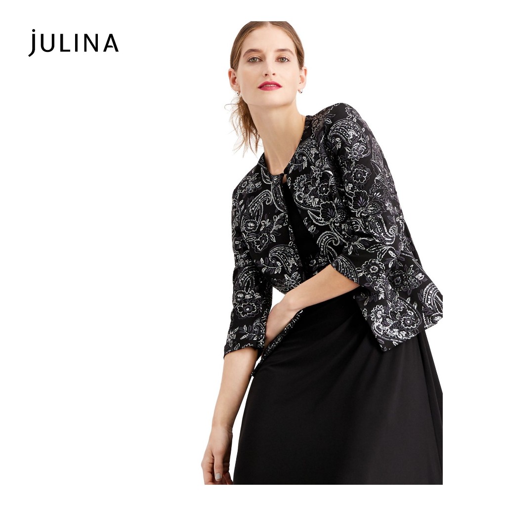 Áo choàng vải lưới hoa màu đen sang trọng jf869 | BigBuy360 - bigbuy360.vn