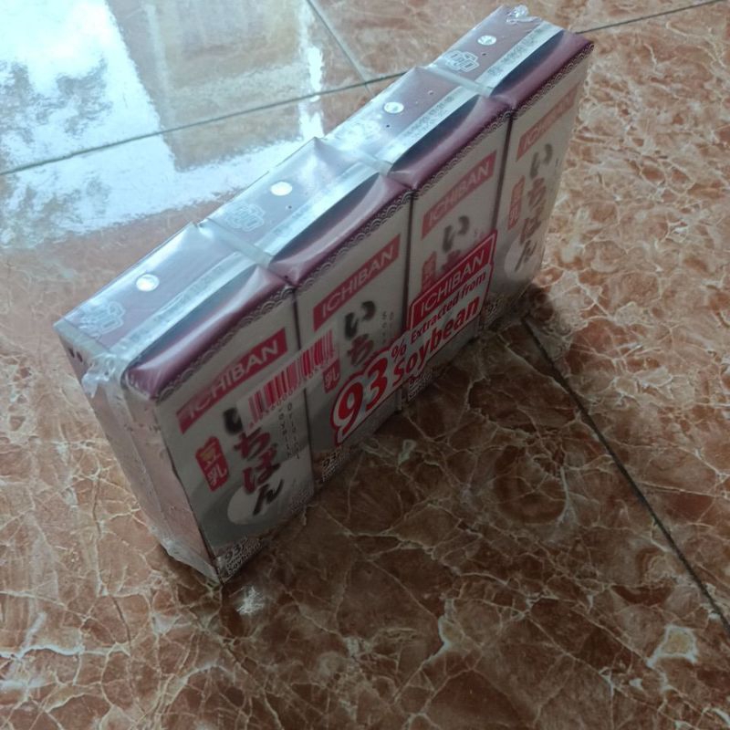 Sữa đậu nành nguyên chất ICHIBAN 180ML/1THUNG 48 HOP
