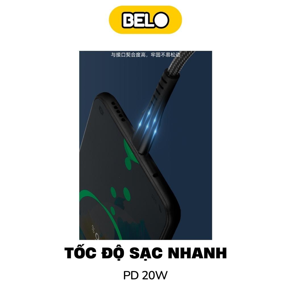 Dây sạc nhanh, cáp sạc nhanh EKLAP - EK060 1M USB lai ning, sạc 2.4A nhanh không nóng máy – Belo