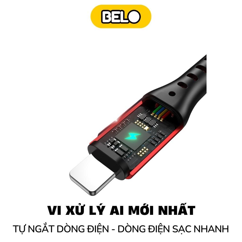 Dây sạc nhanh, cáp sạc nhanh EKLAP - EK060 1M USB lai ning, sạc 2.4A nhanh không nóng máy – Belo