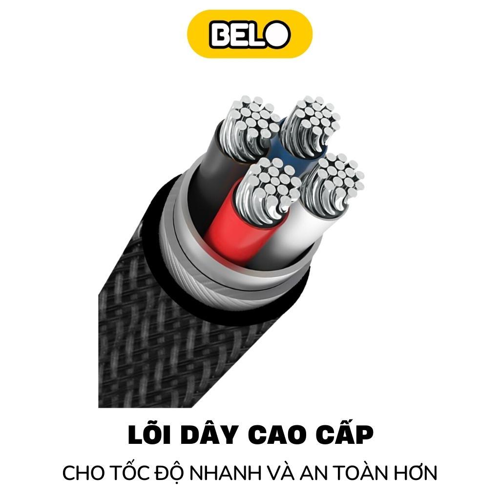 Dây sạc nhanh, cáp sạc nhanh EKLAP - EK060 1M USB lai ning, sạc 2.4A nhanh không nóng máy – Belo