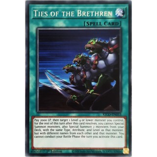 [Thẻ Yugioh] Ties of the Brethren |EN| Rare