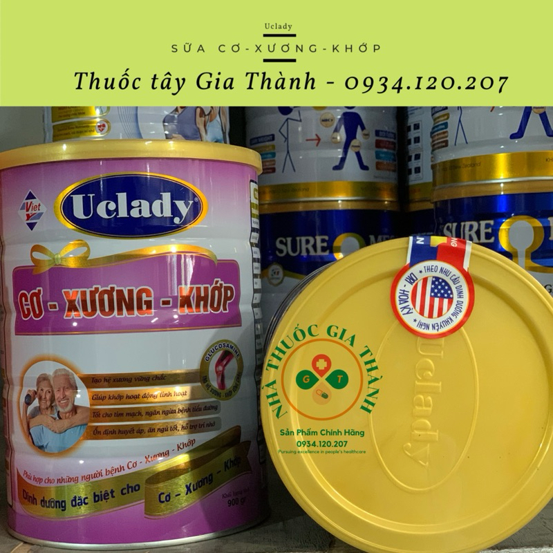 Sữa CƠ-XƯƠNG-KHỚP UCLADY - Hộp 900g