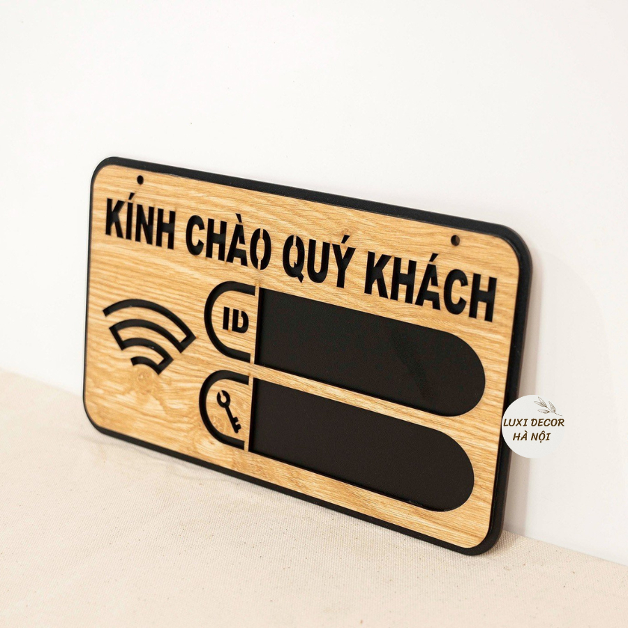 HANOI Bảng wifi không nội dung   Mẫu mới 2023 LUXI DECOR