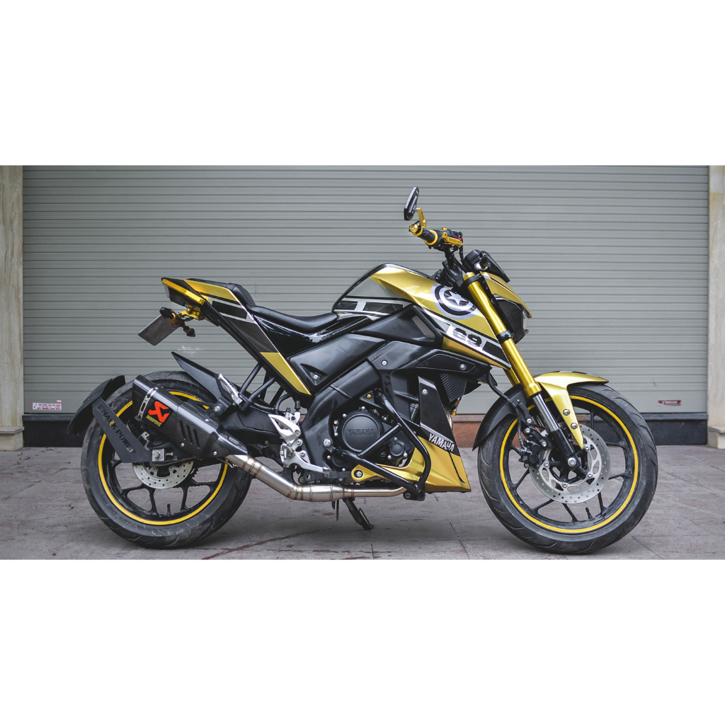 Tem Trùm Xe TFX 150 mẫu TFX01 | TFX | Chất liệu Decal 3 lớp, Chống nước, Chống xước, Dễ dán