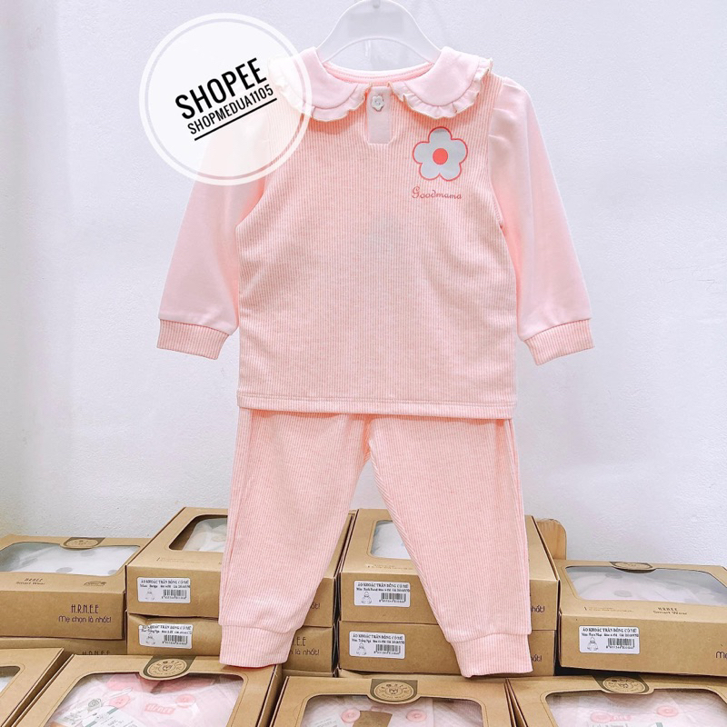 Bộ nỉ dài tay Goodmama cho bé trai, bé gái