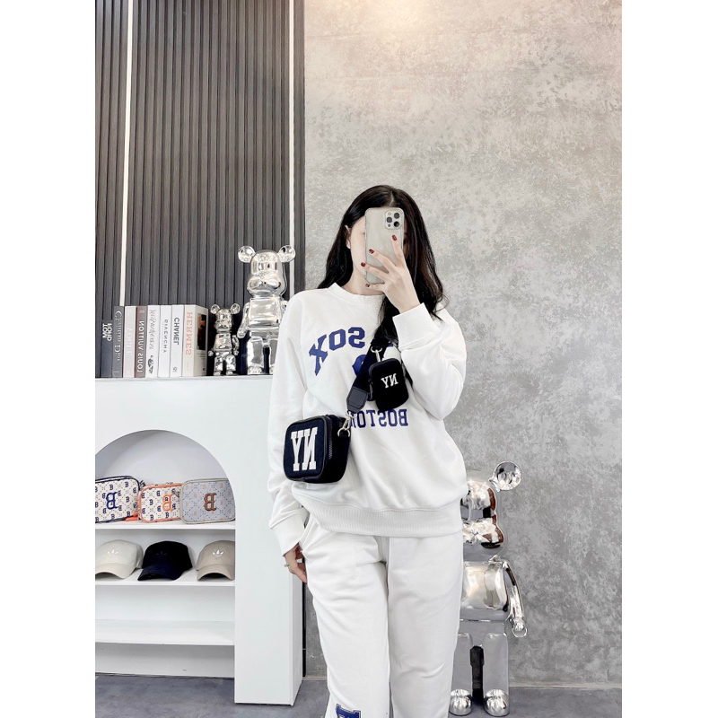 B665 Túi đeo chéo cá tính , túi M.L.B siêu hot trend , túi đeo chéo Hộp cho nam và nư + tặng kèm 1 Mask bất kì